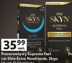 Auchan Skyn Prezerwatywy Supreme Feel lub Elite Extra Nawilżenie oferta