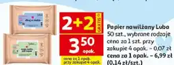 Auchan Luba Papier nawilżany oferta