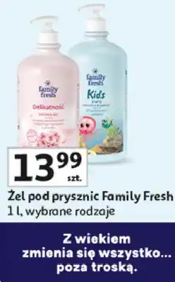Auchan Family Fresh Żel pod prysznic oferta