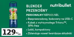 Auchan Blender przenośny personalny Nutribullet NBP003.NBL oferta