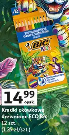 Auchan Kredki ołówkowe drewniane ECO Bic, 12 szt oferta