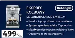 Auchan Ekspres kolbowy De'Longhi Classic EM450.M oferta