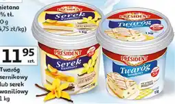 Auchan Président Twaróg sernikowy lub serek waniliowy oferta