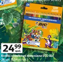 Auchan Kredki ołówkowe drewniane ECO Bic, 24 szt oferta