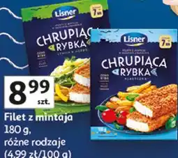 Auchan Filet z mintaja Chrupiąca Rybka Lisner oferta