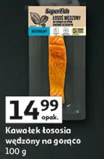 Auchan Kawałek łososia wędzony na gorąco SuperFish oferta