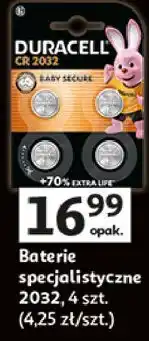 Auchan Baterie specjalistyczne 2032 Duracell oferta