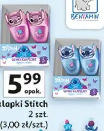 Auchan Gumki klapki Stitch, 2 szt oferta