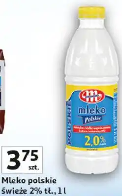 Auchan Mleko polskie świeże 2% tł oferta