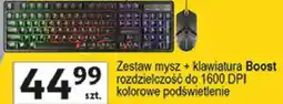 Auchan tracer Zestaw mysz + klawiatura Boost oferta