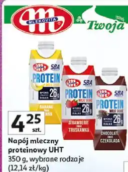 Auchan Napój mleczny proteinowy UHT Mlekovita oferta