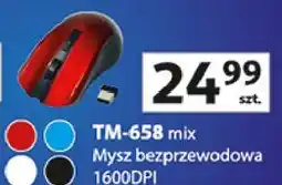 Auchan Vakoss TM-658 mix Mysz bezprzewodowa 1600DPI oferta