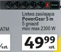 Auchan tracer Listwa zasilająca PowerGear 5 m oferta