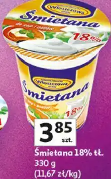 Auchan Włoszczowa Śmietana 18% tł oferta