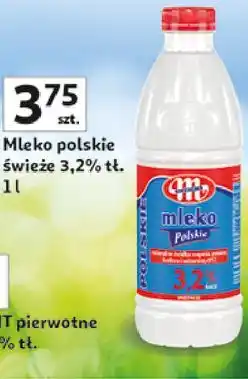 Auchan Mleko polskie świeże 3,2% tł oferta