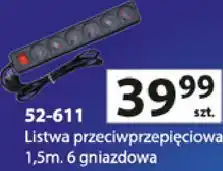 Auchan Vakoss 52-611 Listwa przeciwprzepięciowa oferta