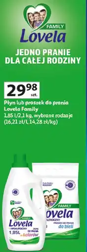 Auchan Płyn lub proszek do prania Lovela Family oferta
