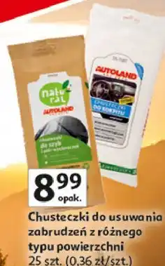 Auchan Chusteczki do usuwania zabrudzeń z różnego typu powierzchni 25 szt oferta