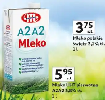 Auchan Mleko UHT pierwotne A2A2 3,8% tł oferta