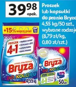 Auchan Proszek lub kapsułki do prania Bryza oferta