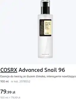 Rossmann COSRX Advanced Snail 96 Esencja do twarzy ze śluzem ślimaka oferta