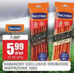 Bingo Tarczyński Kabanosy Exclusive drobiowe, wieprzowe oferta