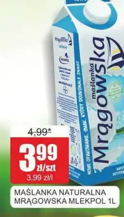 Bingo Mlekpol Maślanka naturalna Mrągowska oferta