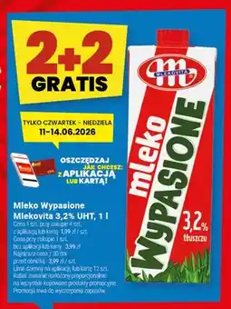 Twój Market Mleko Wypasione Mlekovita 3,2% UHT oferta