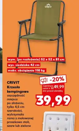 Kaufland Krzesło kempingowe Crivit oferta
