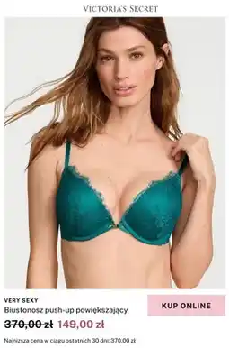Victoria's Secret Biustonosz push-up powiększający Victoria's Secret Very Sexy oferta