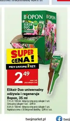 Twój Market Eliksir Duo uniwersalny odżywia i regeneruje Bopon oferta