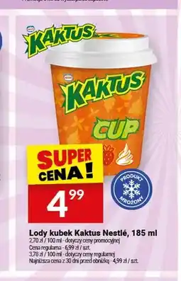 Twój Market Lody kubek Kaktus Nestlé oferta