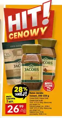 Twój Market Kawa rozpuszczalna Jacobs Crema Gold oferta