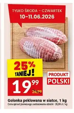 Twój Market Golonka peklowana w siatce oferta