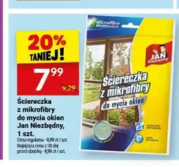 Twój Market Ściereczka z mikrofibry do mycia okien Jan Niezbędny oferta