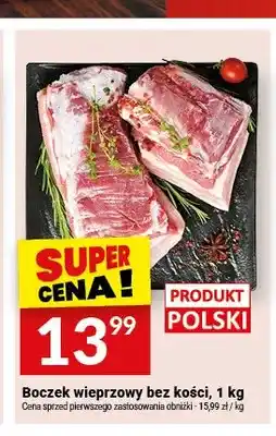 Twój Market Boczek wieprzowy bez kości oferta