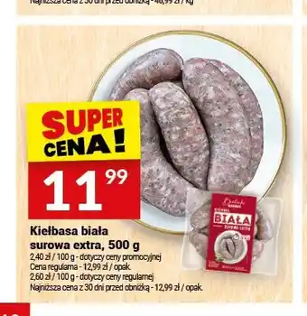 Twój Market Kiełbasa biała surowa extra Białecki Wędzarnia oferta