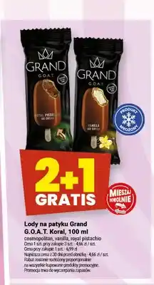 Twój Market Lody na patyku Grand G.O.A.T. Koral Cosmopolitan oferta