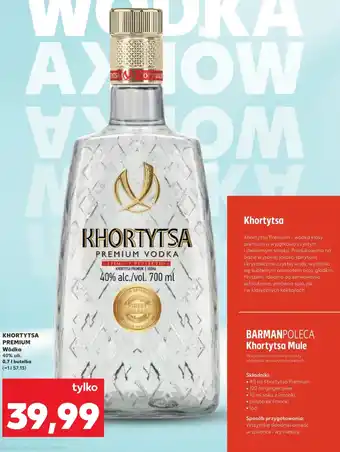 Kaufland Wódka Khortytsa oferta