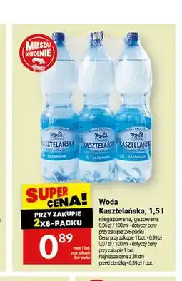 Twój Market Woda gazowana Kasztelańska 6-pak oferta
