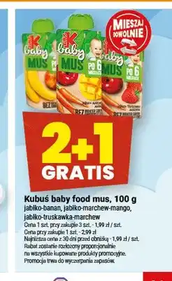 Twój Market Mus owocowy Kubuś Baby jabłko-banan oferta