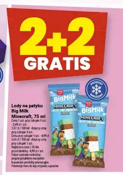 Twój Market Lody na patyku Big Milk Minecraft oferta