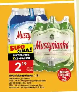 Twój Market Woda niegazowana Muszynianka 6-pak oferta