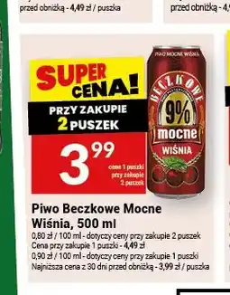 Twój Market Piwo Beczkowe Mocne Wiśnia oferta