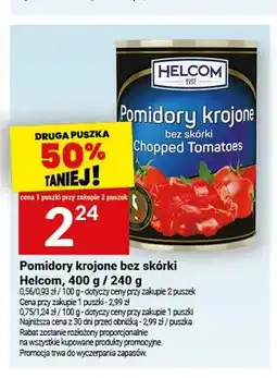 Twój Market Pomidory krojone bez skórki Helcom oferta