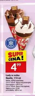 Twój Market Lody w rożku Nestlé KitKat waniliowy oferta
