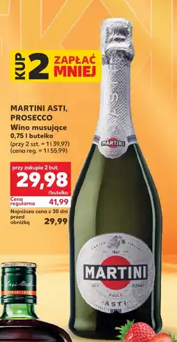 Kaufland Wino musujące Martini oferta