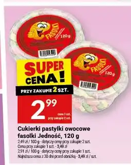 Twój Market Cukierki pastylki owocowe fasolki Jedność oferta