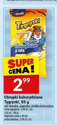 Twój Market Chrupki kukurydziane Tygryski papryka oferta