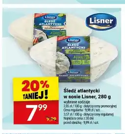 Twój Market Śledź atlantycki w sosie Lisner oferta